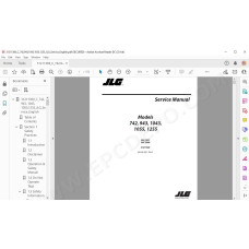 JLG Telehandler 1055 service manual