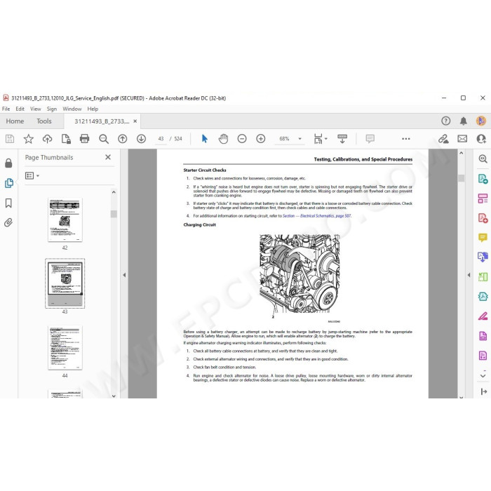 JLG Telehandler 12010 service manual