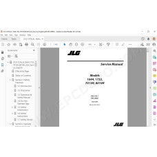 JLG Telehandler 1644 service manual