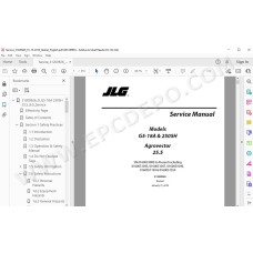 JLG Telehandler 2505 2505H service manual