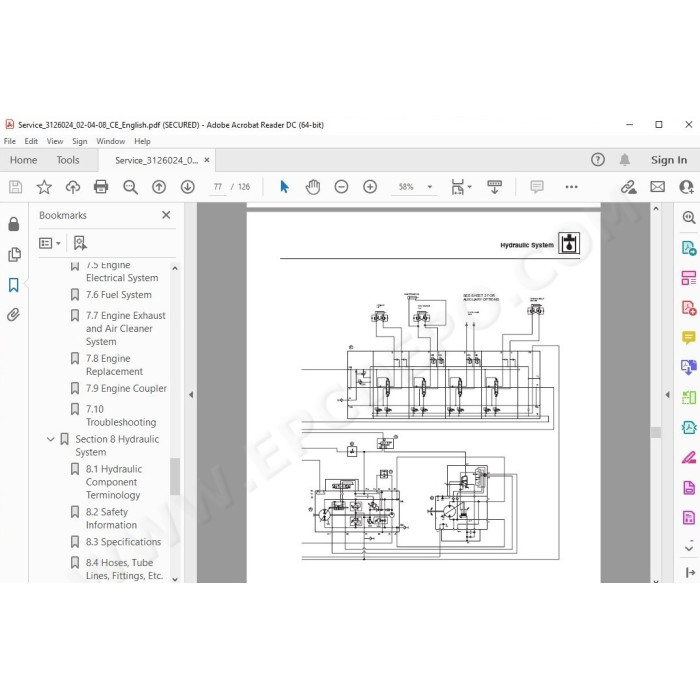 JLG Telehandler 266 LoPro service manual