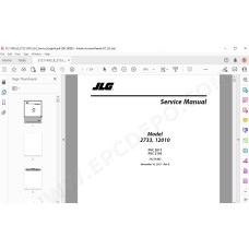 JLG Telehandler 2733 service manual
