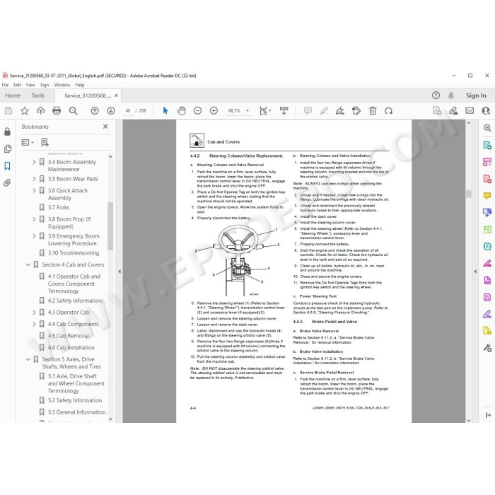 JLG Telehandler L2906H service manual