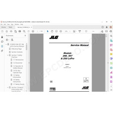 JLG Telehandler 307 service manual