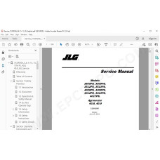 JLG Telehandler 3508 3508PS service manual