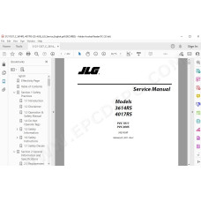 JLG Telehandler 3614RS service manual