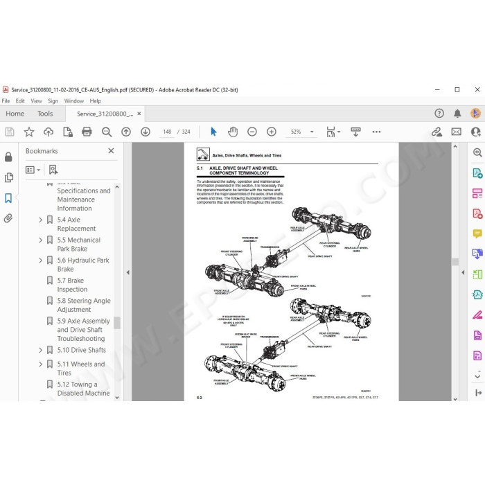 JLG Telehandler 3707PS service manual