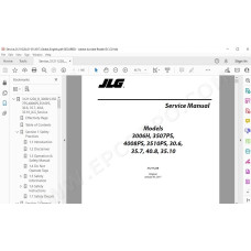 JLG Telehandler 4008 4008PS service manual