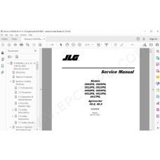 JLG Telehandler 4009 4009PS service manual