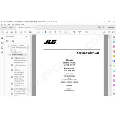 JLG Telehandler 4014PS service manual