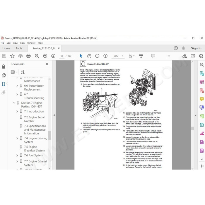 JLG Telehandler 4017 service manual
