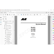 JLG Telehandler 4017RS service manual