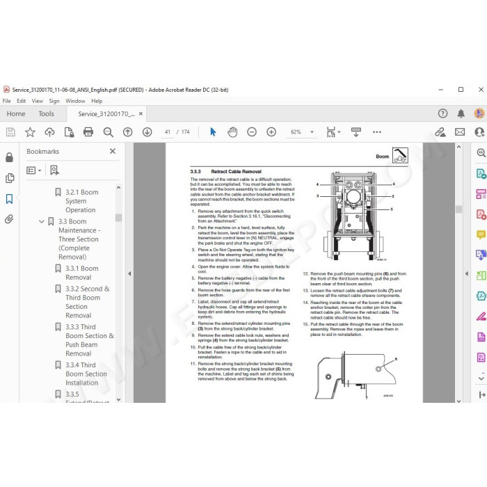 JLG Telehandler 534D-9 service manual