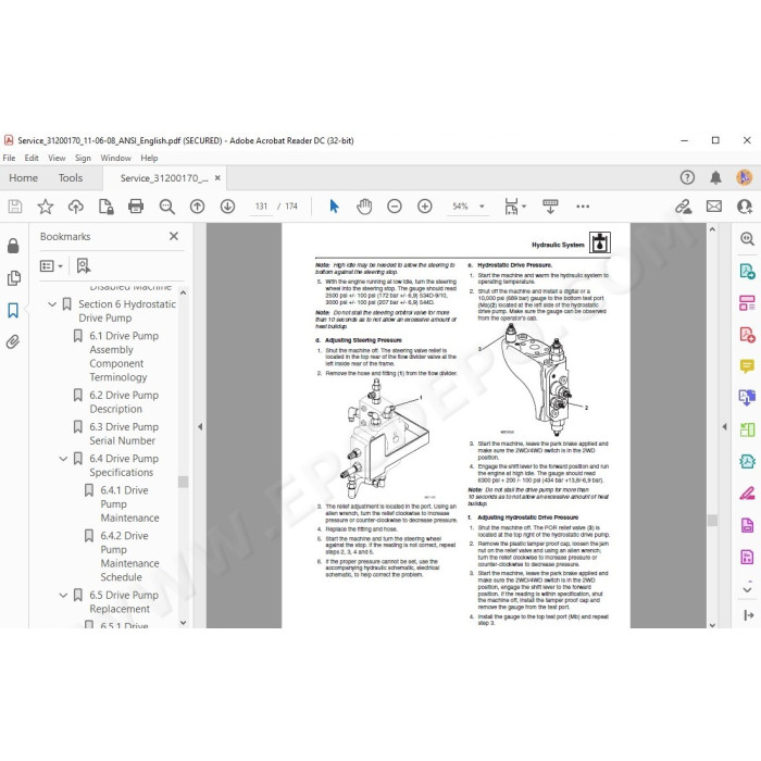 JLG Telehandler 534D-9 service manual