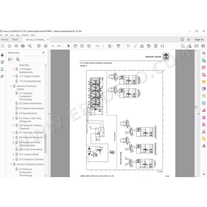 JLG Telehandler 619A service manual