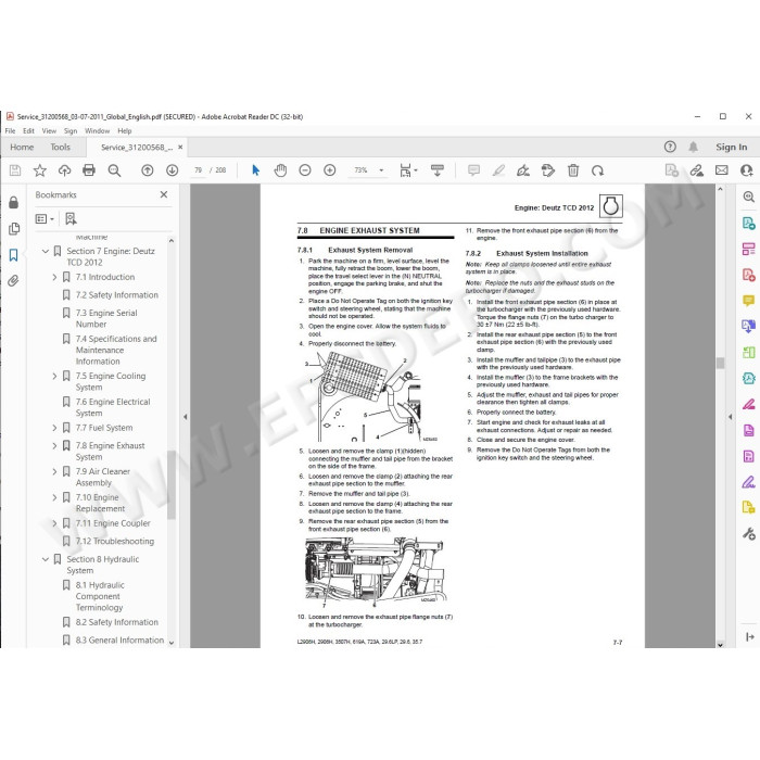 JLG Telehandler 723A service manual
