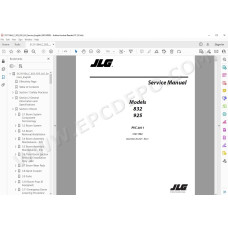 JLG Telehandler 832 service manual