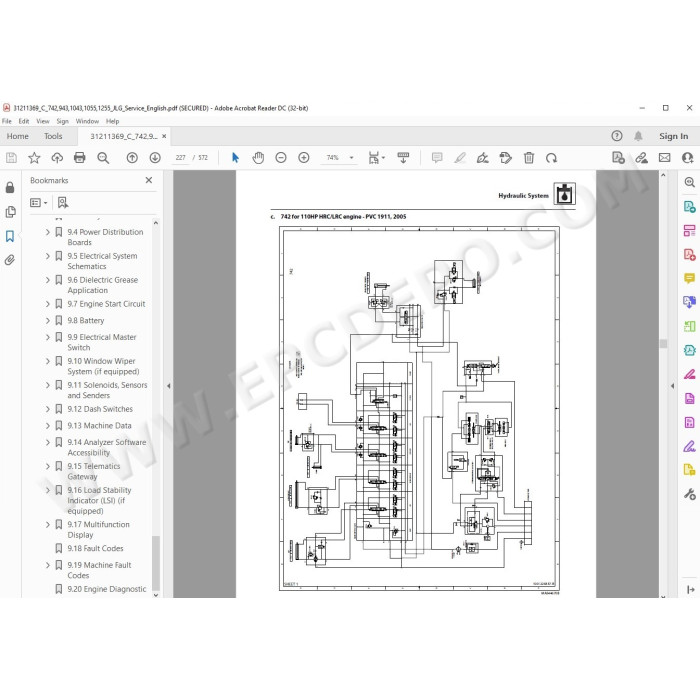 JLG Telehandler 943 service manual
