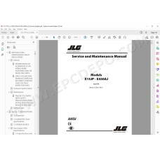 JLG Compact Crawler Boom X430AJ service manual
