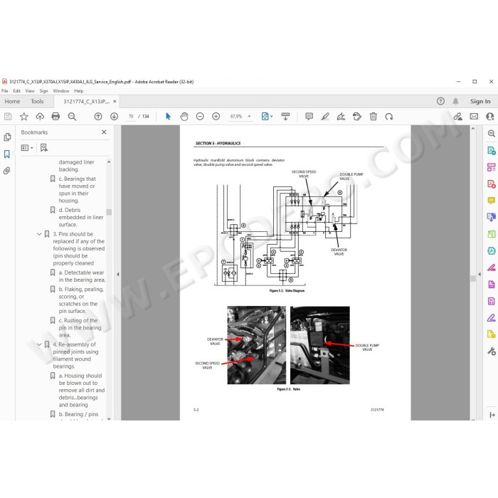 JLG Compact Crawler Boom X430AJ service manual