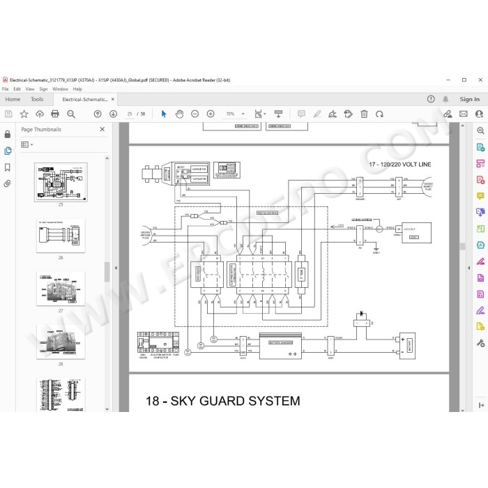JLG Compact Crawler Boom X430AJ service manual