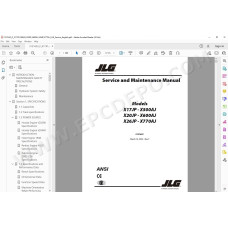 JLG Compact Crawler Boom X500AJ service manual