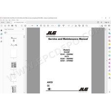 JLG Compact Crawler Boom X550AJ service manual