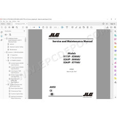 JLG Compact Crawler Boom X600AJ service manual