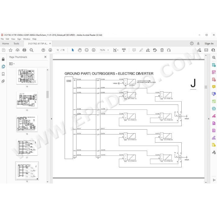 JLG Compact Crawler Boom X600AJ service manual