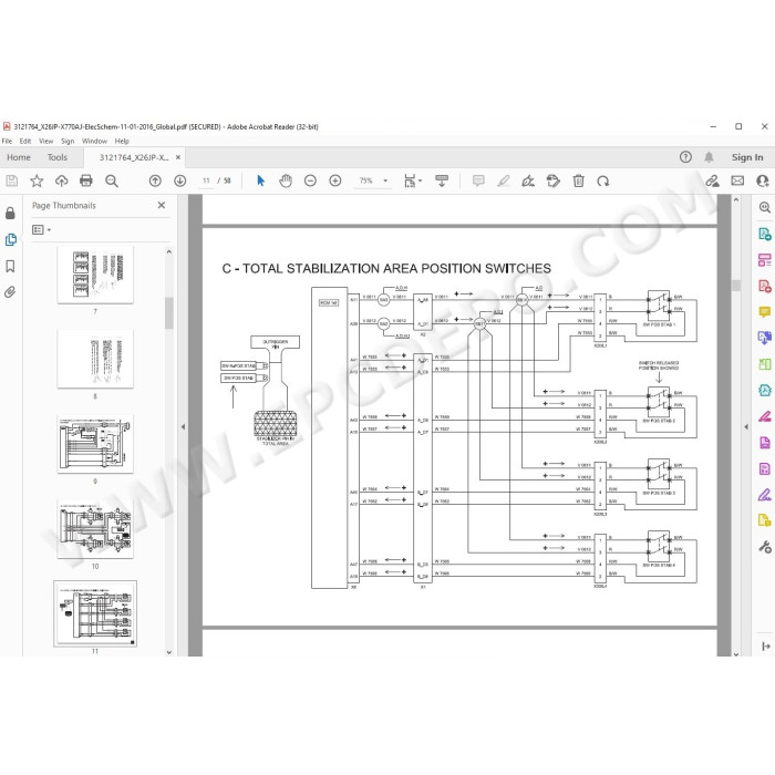 JLG Compact Crawler Boom X770AJ service manual