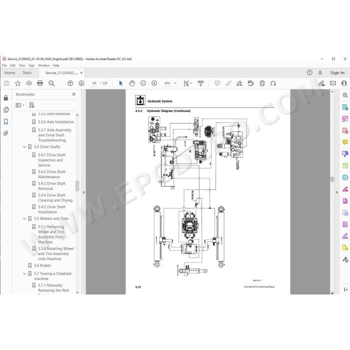 JLG Telehandler G10-55A G12-55A service manual