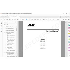 JLG Telehandler G5-18A service manual