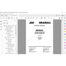 JLG Gradall Telehandler 522D 524D service manual