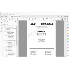 JLG Gradall Telehandler 532C-6 534C-6 service manual