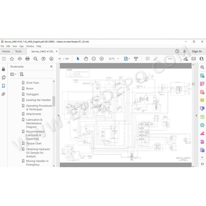 JLG Gradall Telehandler 534C-9 534C-10 service manual