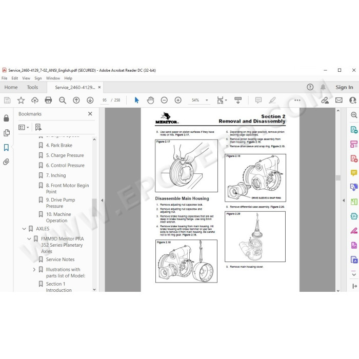 JLG Gradall Telehandler 534C-9 534C-10 service manual
