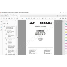 JLG Gradall Telehandler 534D-6 534D-6T service manual