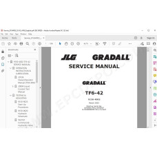 JLG Telehandler TF6-42 service manual