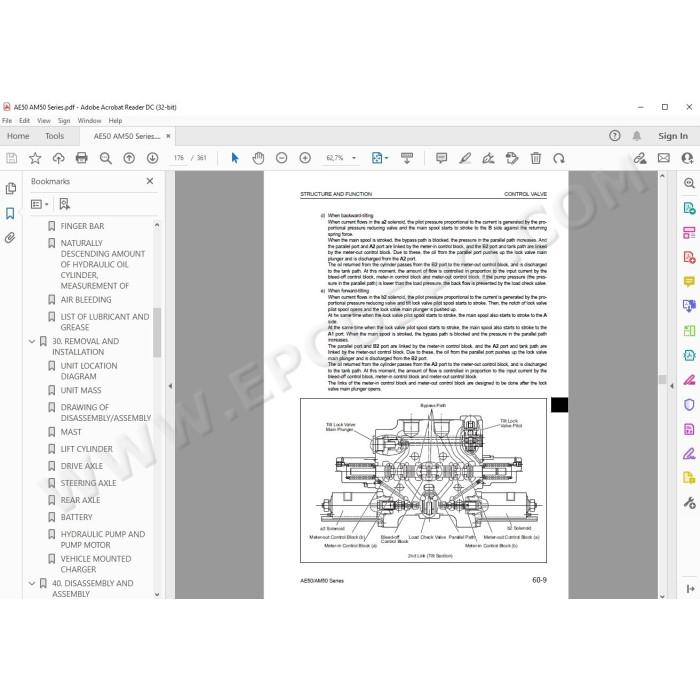 Komatsu Forklift FB10-12 / FB13-12 / FB14-12 / FB15-12 / FB18-12 / FB20-12 service & repair manual