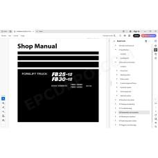 Komatsu Forklift Truck FB25-12 FB30-12 service & repair manual
