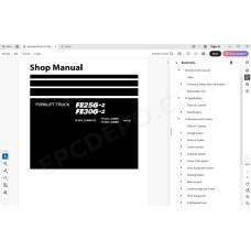 Komatsu Forklift Truck FE25G-2 FE30G-2 service & repair manual