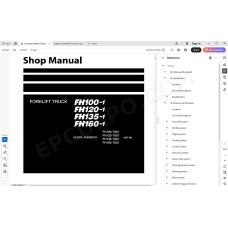 Komatsu Forklift Truck FH100-1 FH120-1 FH135-1 FH160-1 service & repair manual
