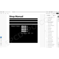 Komatsu Forklift Truck FH35-1 FH40-1 FH45-1 FH50-1 service & repair manual