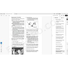 Komatsu Forklift Truck FH35-1 FH40-1 FH45-1 FH50-1 service & repair manual