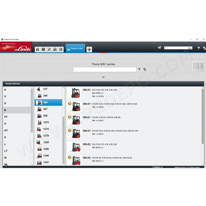 Linde Service Guide LSG 2020 EPC parts catalog + service