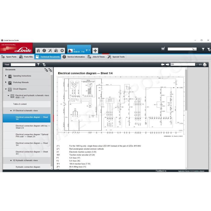 Linde Service Guide LSG 2020 EPC parts catalog + service