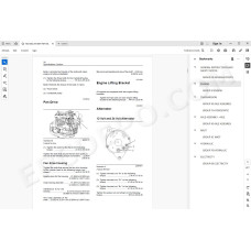 Manitou Forklift MI 60H 70H Serie 1 E2 service manual