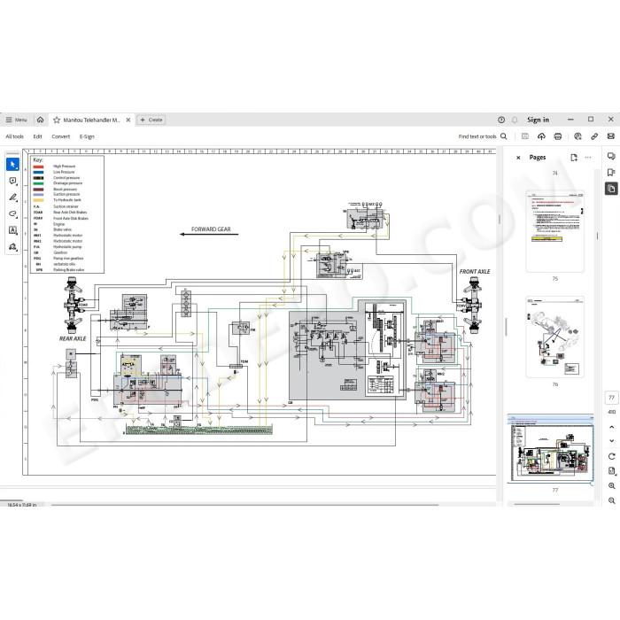 Manitou MHT 12330 245D ST5 Serie 1 service manual