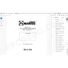 Manitou MLA 628 service & repair manual