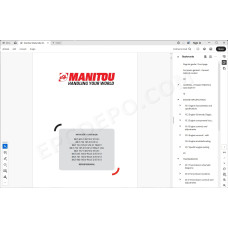 Manitou MLT 635 733 737 741 940 105 D / 130 PS D / 140 V Plus D ST4 S1 service manual